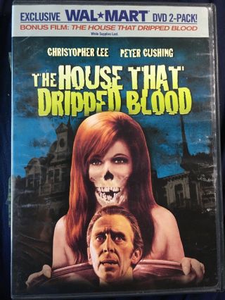 The House That Dripped Blood (dvd,  2003) Rare Oop Christopher Lee