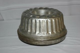 Vintage Antique Kreamer Tin Metal Bundt Cake Pan Mold 133 Country Kitchen