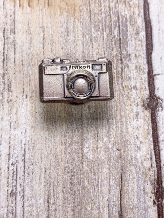 Nikon S Lapel Pin Vinatge Rare Rangefinder Film Camera