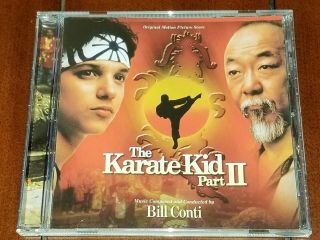 The Karate Kid Part Ii (1986) Soundtrack Bill Conti Rare/oop Varese Club Cd