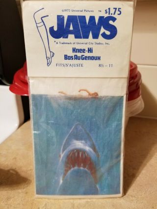 Rare Vintage Jaws 1975 Universal Pictures Knee Hi Stockings