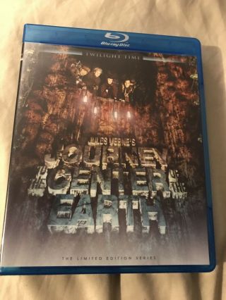 “journey To The Center Of The Earth” Rare Twilight Time Blu - Ray Oop