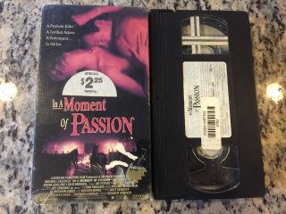 In A Moment Of Passion Rare Vhs Not Dvd 1993 Erotic Thriller Maxwell Caulfield