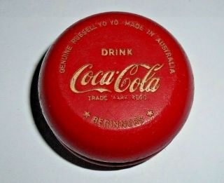 Coca Cola Russell Yoyo Beginners 1961 Rare
