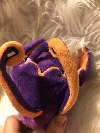 RARE 5” Angry Birds Stella GALE Plush Purple Queen of Pigs Bendable Tail 3