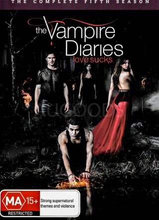 The Vampire Diaries: Series 5 - Dvd Series Rare Aus Stock -