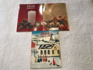 3 Vintage Issues Of Ideals Magazines - Christmas Issues