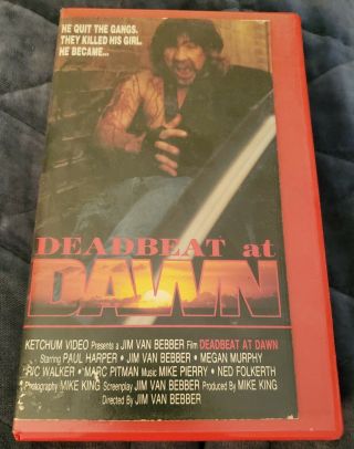 Deadbeat At Dawn - Vhs - Cutbox Jim Van Bebber - Ketchum Video Rare Horror