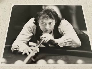 Jimmy White Snooker 10x8 Press Photo.  Rare Image.  Legend World Champion
