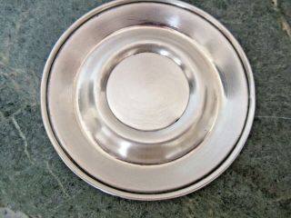 Vintage Sterling Silver Small Plate Dish Coaster For Nuts 15 Grams