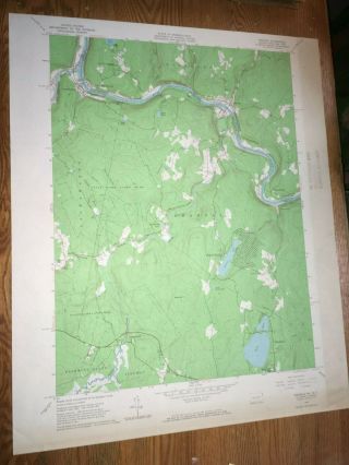 Shohola Pa Pike County Usgs Topographical Geological Survey Quadrangle Old Map
