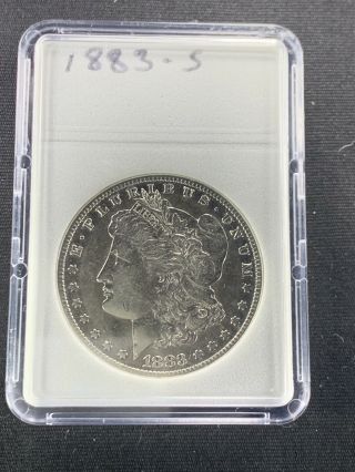 1883 S Morgan Silver Dollar Rare Hi Grade Key Far Uncirculated.