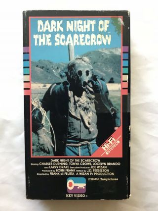 Dark Night Of The Scarecrow Vhs Key Video Horror Gore Rare Cutbox