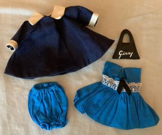 Tagged Vintage Vogue Ginny Coat,  Purse And Dress Set,