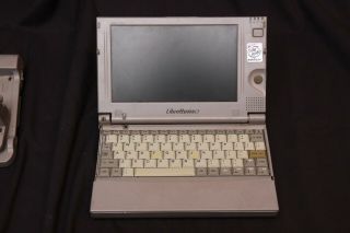 Rare Vintage Toshiba Libretto 100CT Mini Laptop Computer w/ Port Replicator 3
