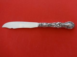 Floral By Wallace Plate Silverplate Hh Fruit Knife 6 1/2 "