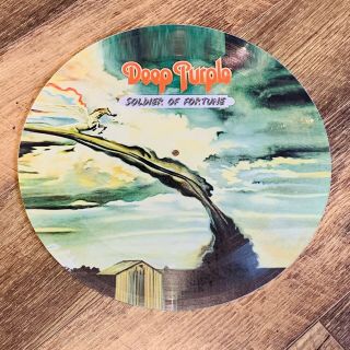 Deep Purple - Soldier Of Fortune Mega Rare 12 " Picture Disc Promo Single Lp Nm