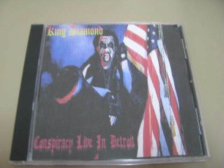 King Diamond - Conspiracy In Detroit - Live 89 Ultra Rare Special Promo Cd