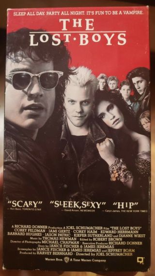 The Lost Boys (vhs,  1993) Horror Rare Oop