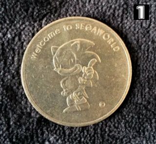 Rare Sonic The Hedgehog Segaworld London Token Limited Collectible Coin