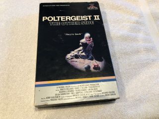 Poltergeist 2 Vhs 1986 Mgm Big Box Release Rare Oop Horror
