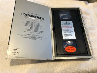 Poltergeist 2 VHS 1986 MGM Big Box Release Rare OOP HORROR 2