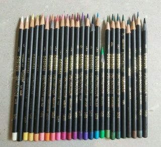 Spectracolor Design Colour Pencil Set Of 25.  Very Rare