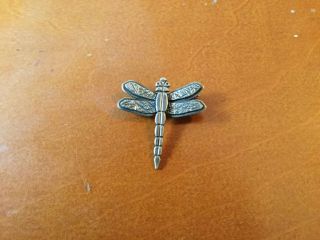 Vintage Sterling Silver 925 P.  M.  W.  Dragonfly Ladies Pin Brooch 5.  9g