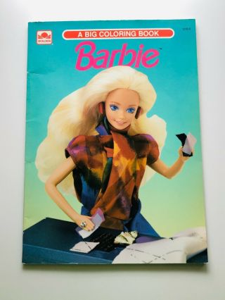 Vintage Barbie 1991 - A Big Coloring Book