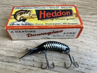 Vintage Heddon Tadpolly Spook 9000 Xbw W Correct Box