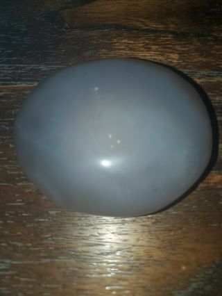 RARE LARGE AGATE ENHYDRO with moving bubble 85 x 71.  4 x 34mm,  285g 2