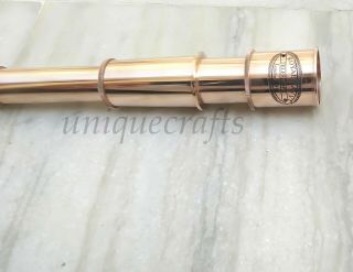 Maritime Solid Brass Telescope Royal Navy - 1915 Spyglass Collectible Astrolabe.