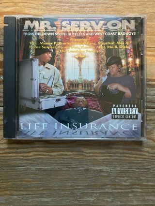 Mr Serv - On - Life Insurance - Cd - No Limit Records Rare Promo Rap