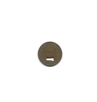 Rare Coal Scrip Token - The Clearfield Supply Co. ,  5c,  Clearfield,  Kentucky,