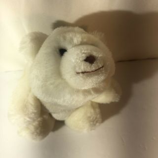 10 " Gund 1980 Vintage Snuffles White Polar Bear Plush Teddy Stuffed Animal Toy
