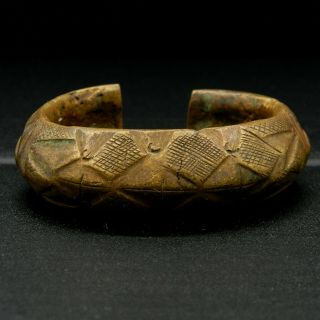 Kyra Antique Bronze Manilla - Currency Bracelet - West Africa - 1800s/1900s