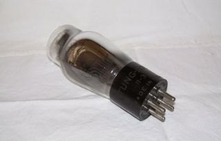 Tung - Sol Type 26 Antique Radio Triode Tube,  great,  ST,  engraved base 3