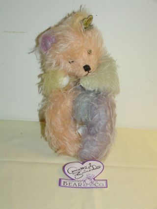 Vintage Annette Funicello Sweetie Pastel Colored Mohair Bear 8in Jointed