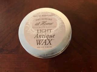 Amy Howard At Home• Light Antique Wax 3.  5 Oz Tin Can Furniture Protection