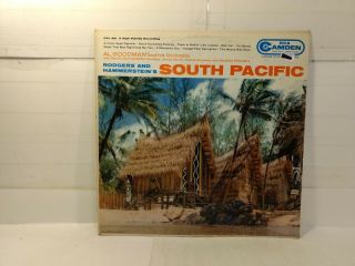 Rare Al Goodman Plays Rodger Hammerstein South Pacific Rca Vinyl Record Lp2611