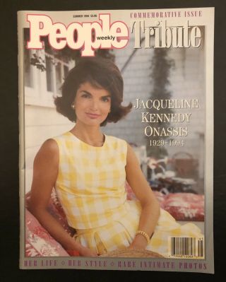 People Weekly Tribute Issue 1994 Jacqueline Jackie Kennedy Onassis Rare Pics