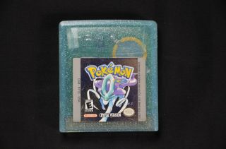 Pokemon Crystal (game Boy Color,  2001) Authentic - Battery - 99 Rare Candy