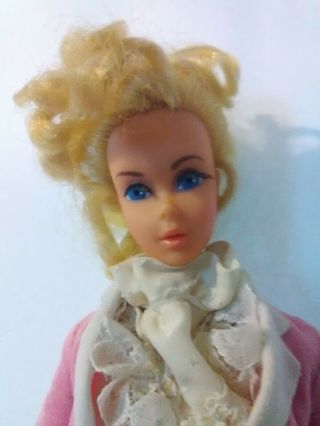 VTG Mattel 1966 TNT Barbie Blonde Blue Eyes Lashes Bendable Legs Japan 2