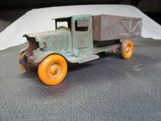 Metelcraft Antique Toy Heinz Dump Truck Pressed Stamped Steel Tin 1930 