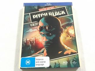 Pitch Black (2000) - Limited Comic Art Slipcover Blu - Ray | Rare | Vgc