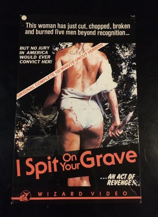 I Spit On Your Grave (vhs 1985) Wizard Video Big Box Rare Horror Vintage Cult