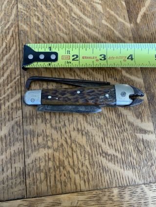 Rare Barnett Tool Co.  Combination Knife And Pliers,  Lewis Patent 1900