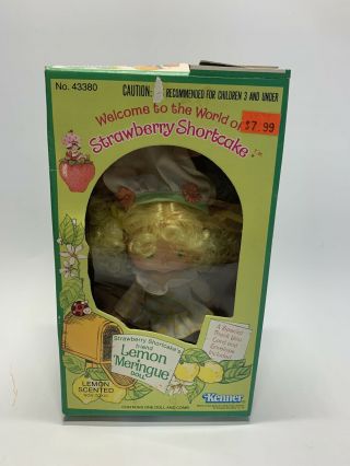 Vintage Strawberry Shortcake " Lemon Meringue " Doll.  Kenner.  1980s.