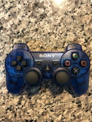 Sony Playstation Ps3 Sixaxis Dualshock 3 Controller Cosmic Blue - Rare