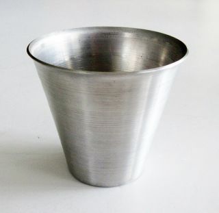 2000 York Icff Design Week Memorabilia Emeco Aluminum Cup By Philippe Starck